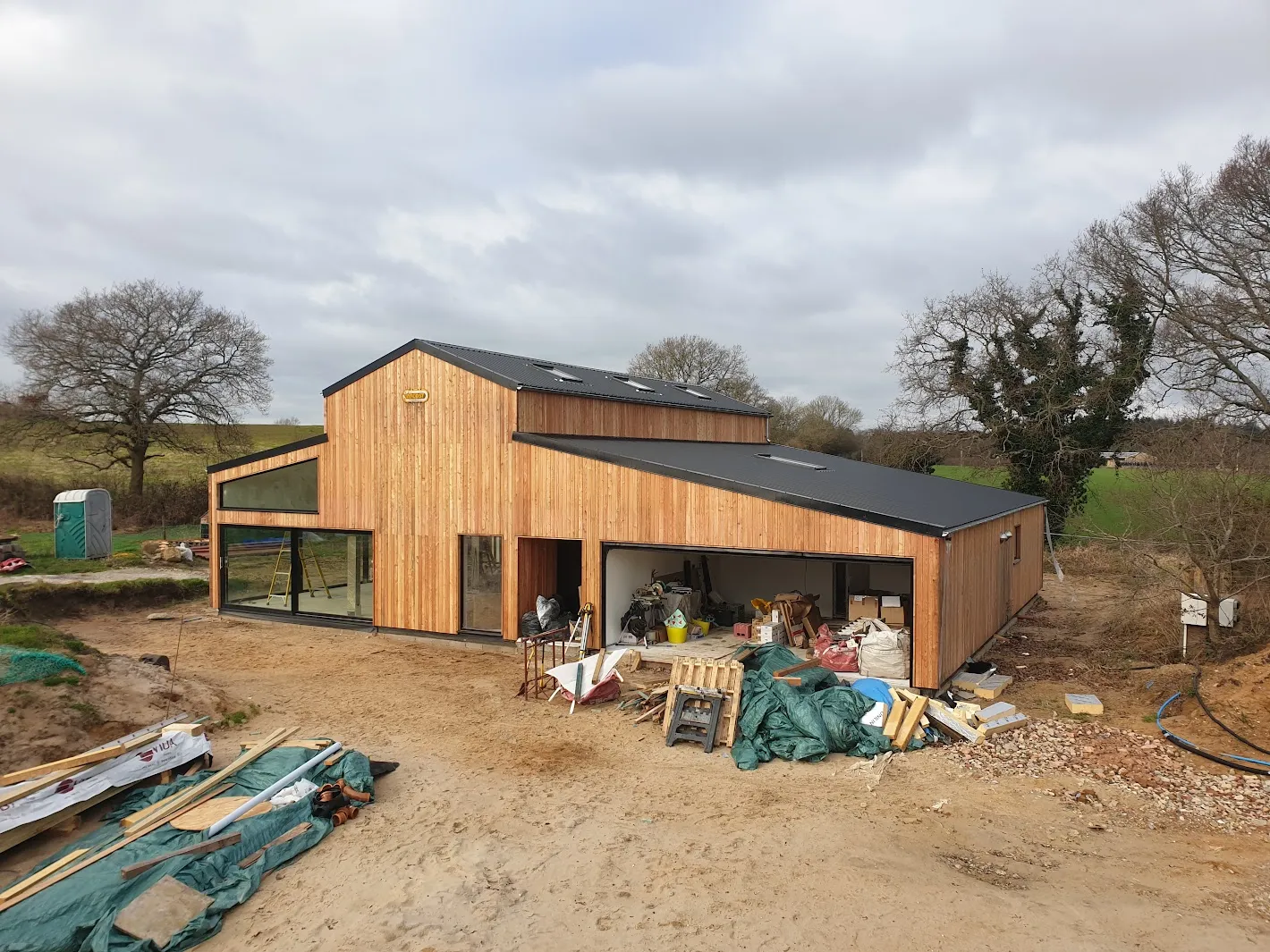 left angled shot of building