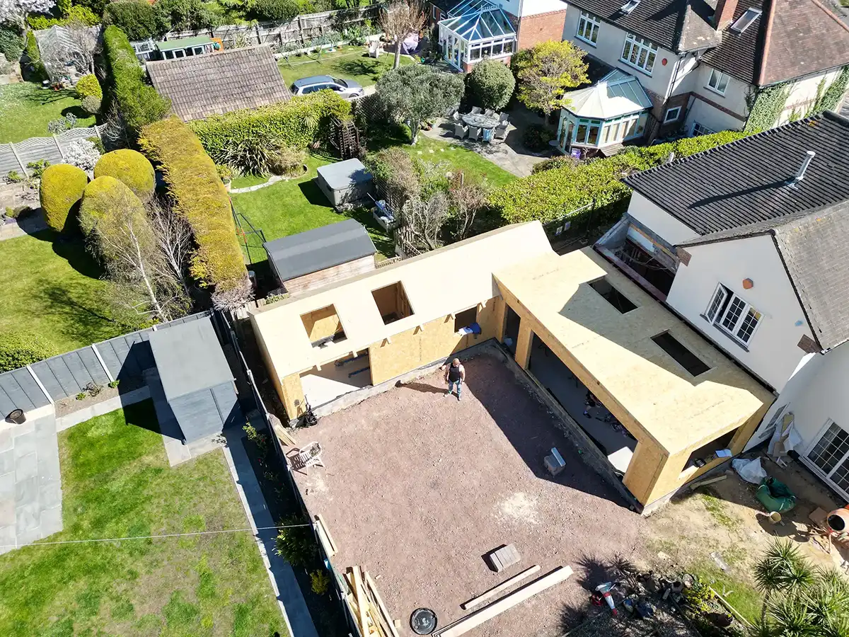 New house extension.